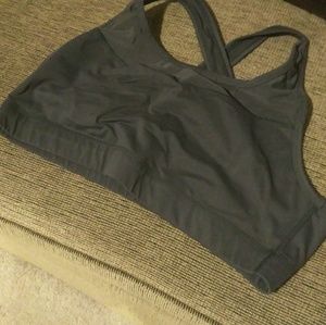 Torrid Gray Mesh Sports Bra